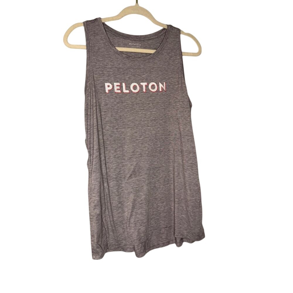 Athleta x Peloton light weight grey athletic tank top